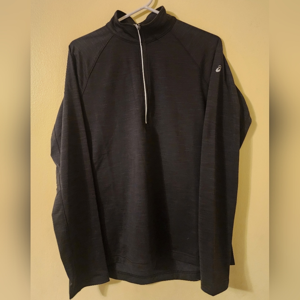 ASICS Women's 1/4 zip long sleeve pullover sweatshirt Black